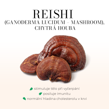 REISHI - Imunita, srdce a cévy - 60 Tobolek - Božská houba nesmrtelnosti