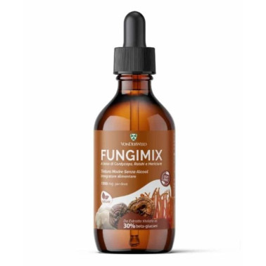 FungiMix – Směs houbových tinktur- Cordyceps, Reishi, Hericium - bez alkoholu 100ml