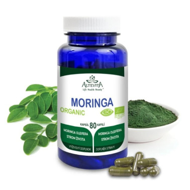 Moringa "strom života" 80 kapslí - zvyšuje energii a odolnost organismu