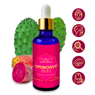 Opunciový olej – Prémiové omlazení 100% přírodní olej lisovaný za studena 50 ml