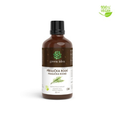 PŘESLIČKA ROLNÍ 50 ml - JE POUŽÍVANÁ JAKO ZDROJ MINERÁLŮ NA KOSTI A REVMA, U ZLOMENIN, ZPEVNĚNÍ CÉV, POKOŽKY, NEHTY