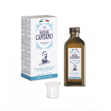 koncentrovaná ústní voda bez alkoholu a fluoridů s extraktem ze zeleného čaje a vůní máty 100 ml