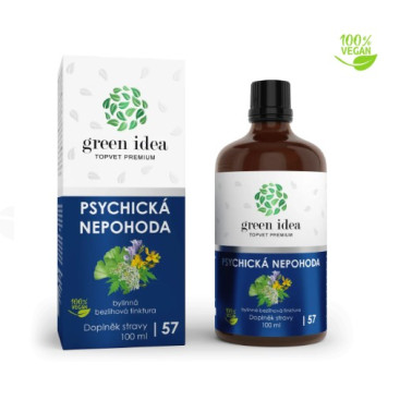 PSYCHICKÁ NEPOHODA - Bezlihová tinktura - Bylinný komplex pro duševní pohodu