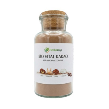 BIO VITAL KAKAO - Síla 4 Léčivých Hub a RAW Kakao 120g